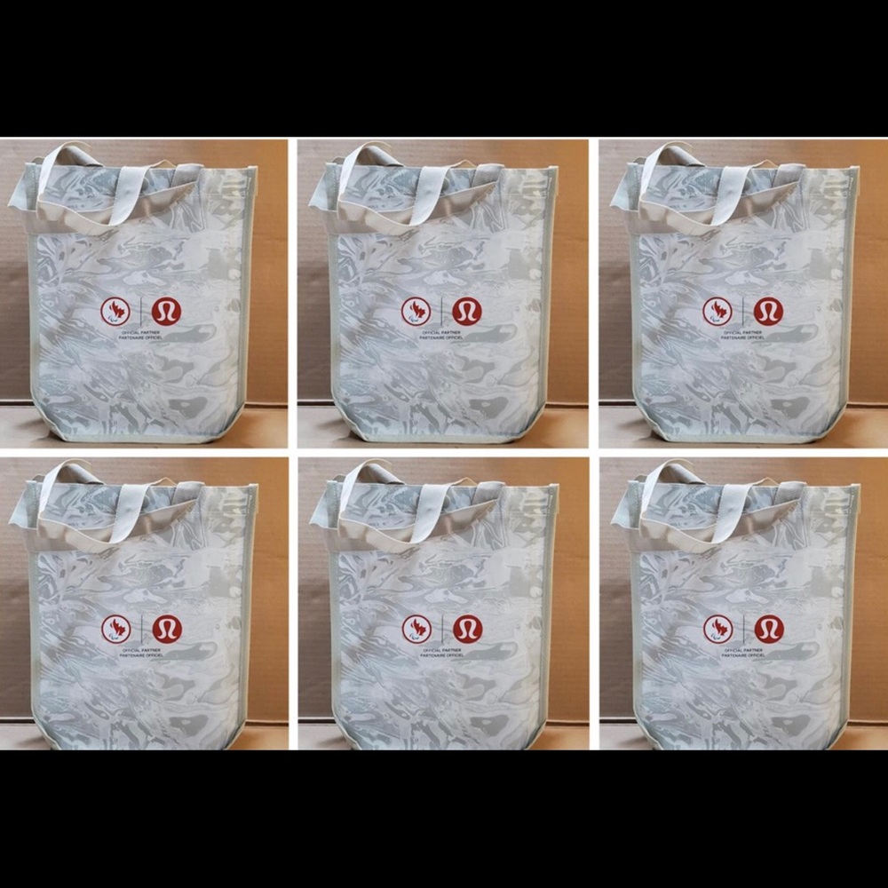 Lot of 6 Lululemon small Olympic bags